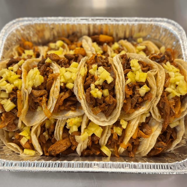 Tray of Mixed Street Tacos (1 Meat x 10 Each).