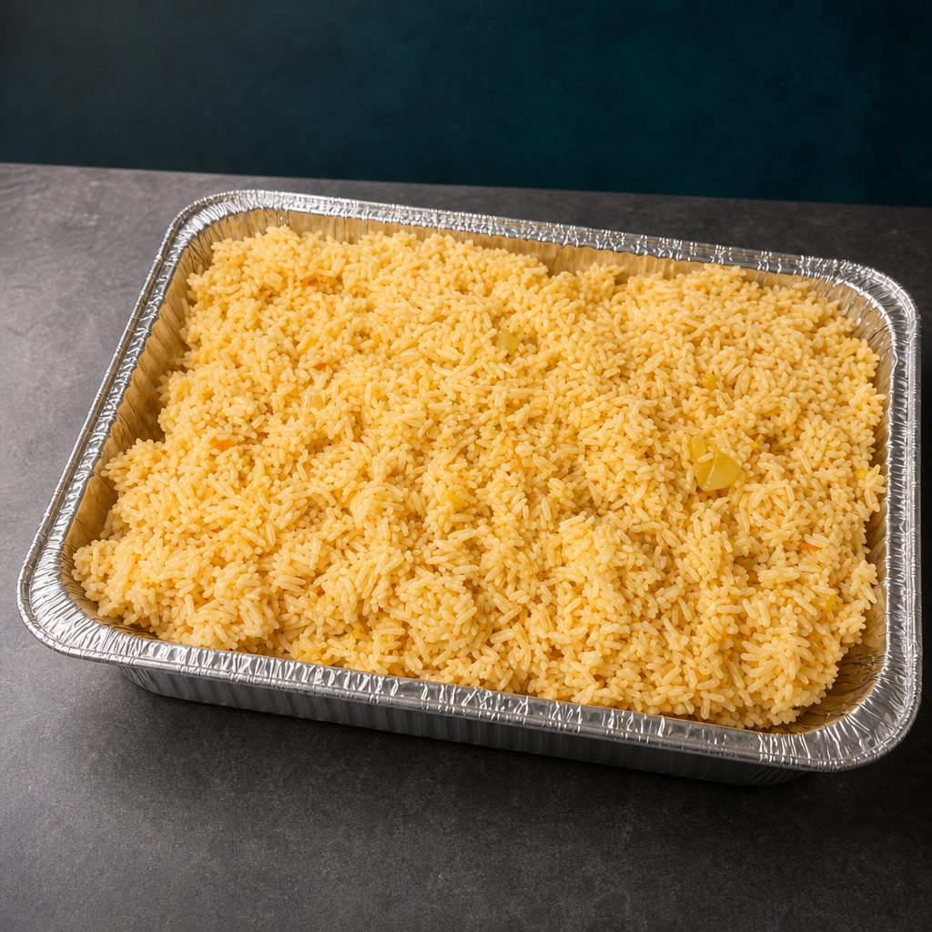 Tray Of Spanish Rice.