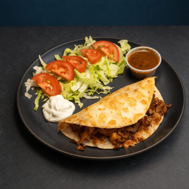 Meat Quesadilla.
