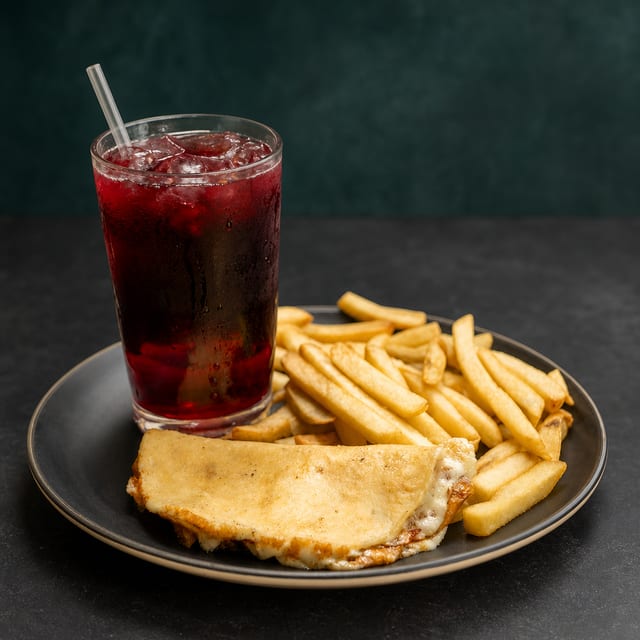 Kids Cheese Quesadilla & Fries.