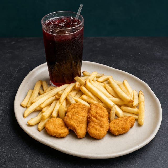 Kids Chicken Nuggets & Fries.