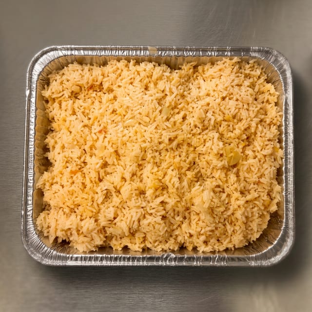 Tray Of Spanish Rice.