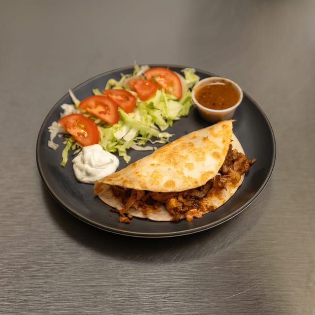 Meat Quesadilla.