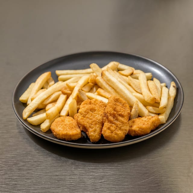 Kids Chicken Nuggets & Fries.