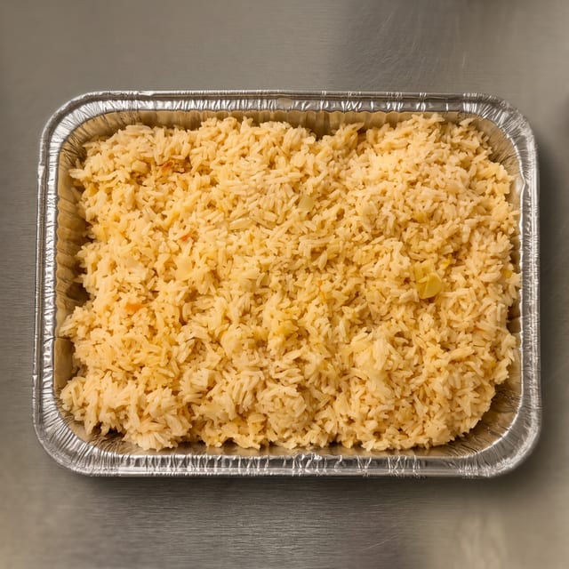 Tray Of Spanish Rice.
