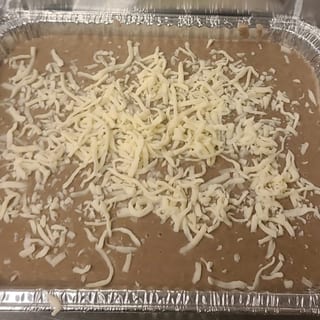 Tray of Refried Beans